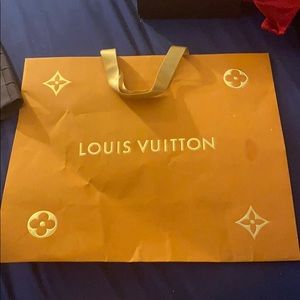 Authentic Louis Vuitton shopping bag